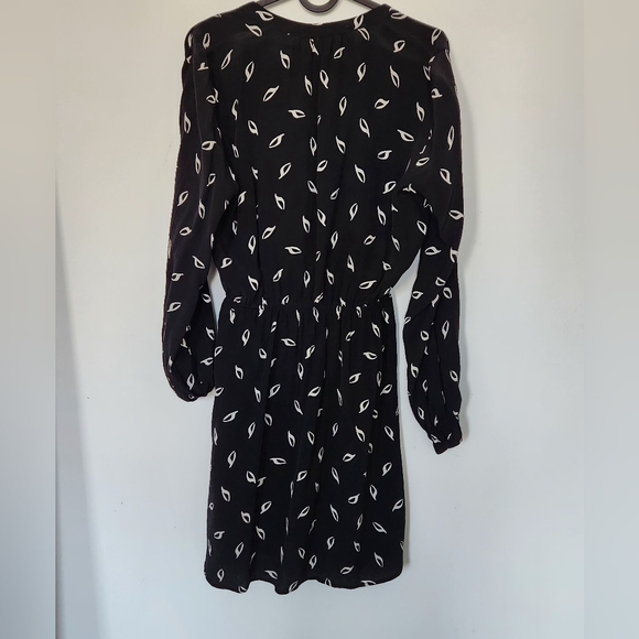 Black Patterned Dress - Picture 2 of 2